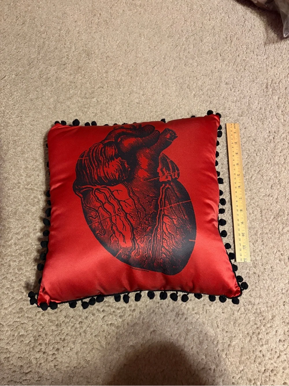 Sourpuss Clothing Anatomical Heart Pillow